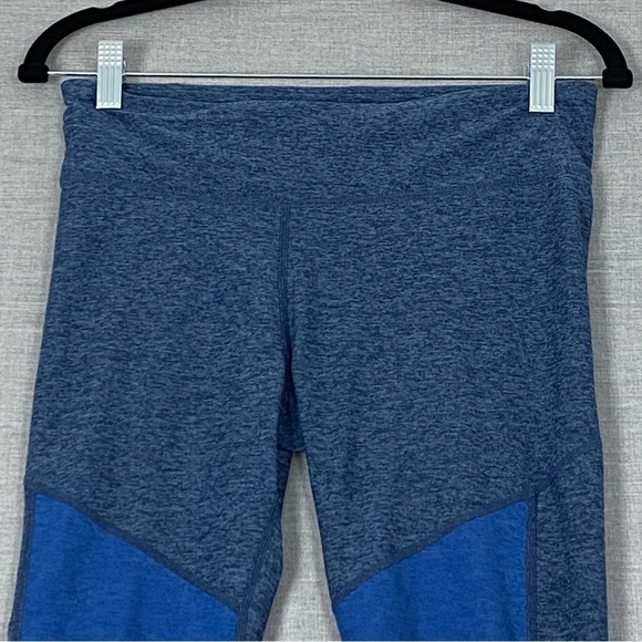 JoyLab Leggings Blue Heather Block Sz Medium - Picture 2 of 10